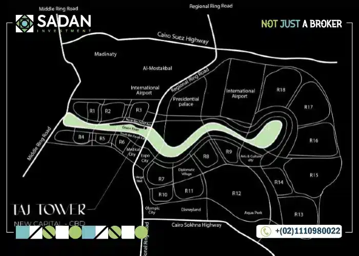 مخطط-مول-تاج-تاور-العاصمة-الإدارية-الجديدة