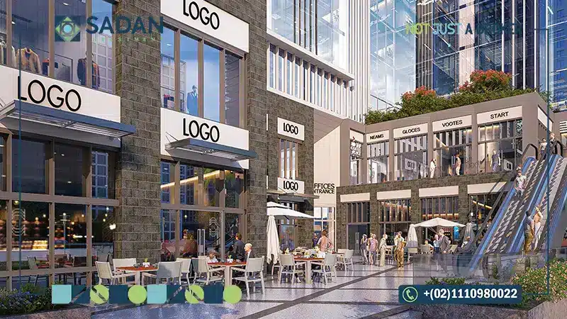 المحلات التجارية في مول اوبتيما العاصمة الإدارية
