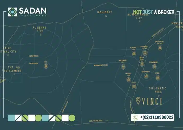 موقع كمبوند فينشي العاصمة الإدارية