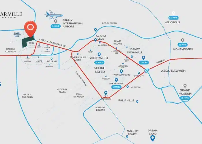 المراسم نيو زايد خريطة