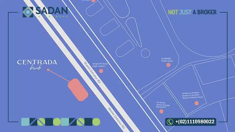 خريطة سنترادا هب مول