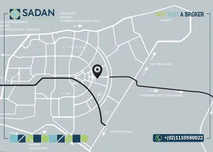 موقع كمبوند ليك فيو التجمع الخامس