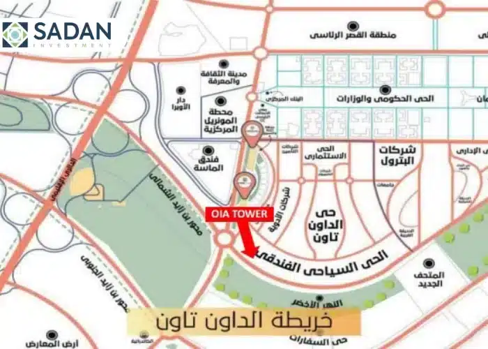 مخطط اويا تاورز القاهرة الجديدة
