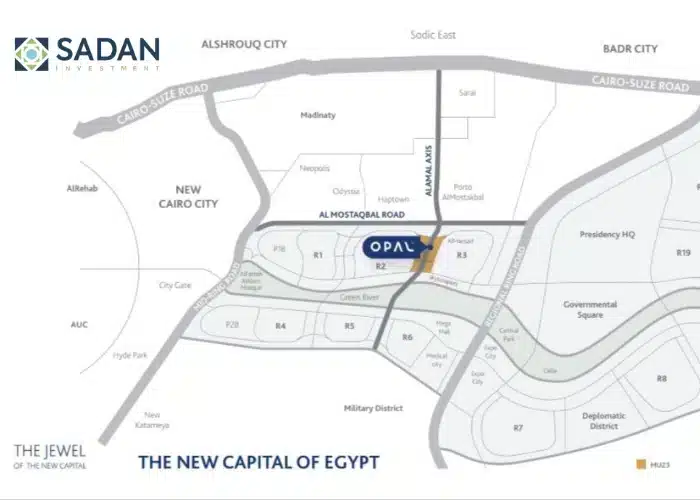 موقع اوبال العاصمة الادارية