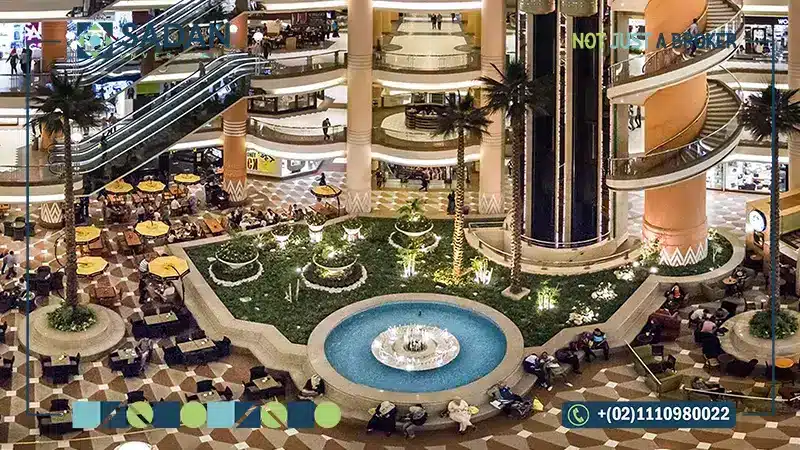 الخدمات في مولات التجمع الخامس