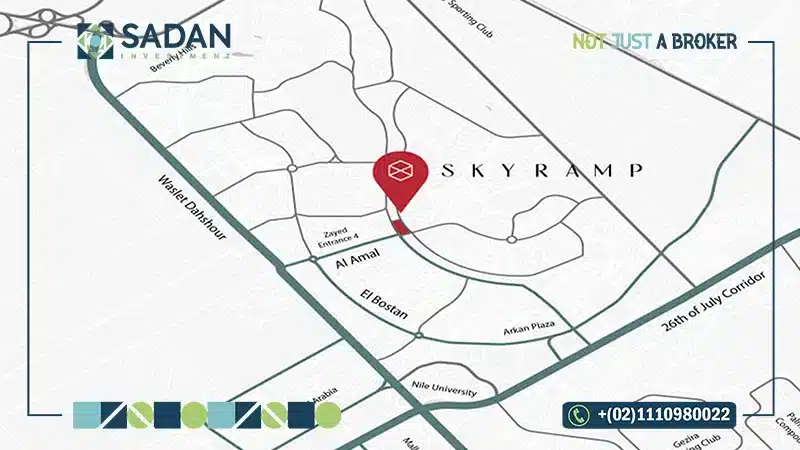 خريطة كمبوند سكاي رامب