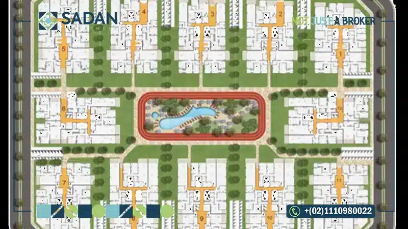 مخطط مشروع تيجان زهراء المعادي
