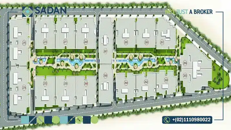 مخطط مشروع فالوري شيراتون