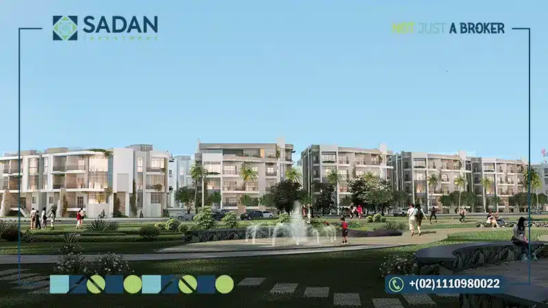 اللاند سكيب في كمبوند بيوت المنصورة