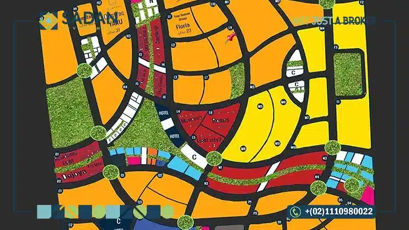 خريطة سيتي اوفال العاصمة