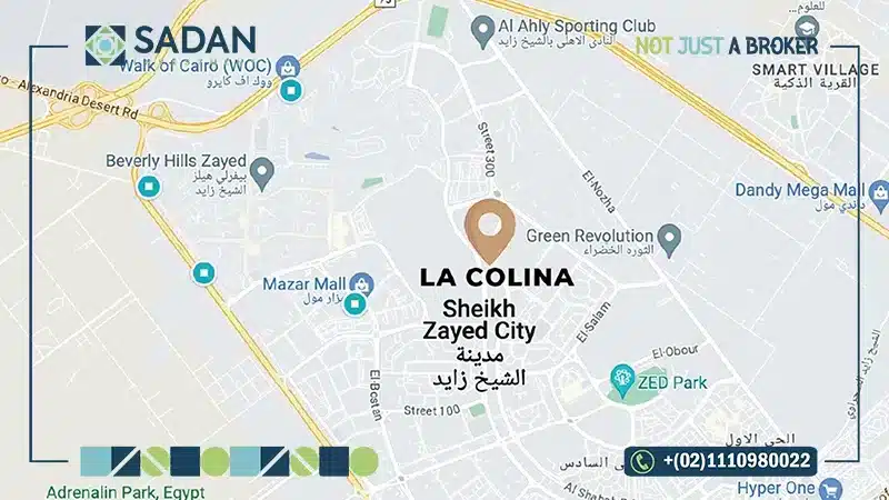 موقع كمبوند لاكولينا