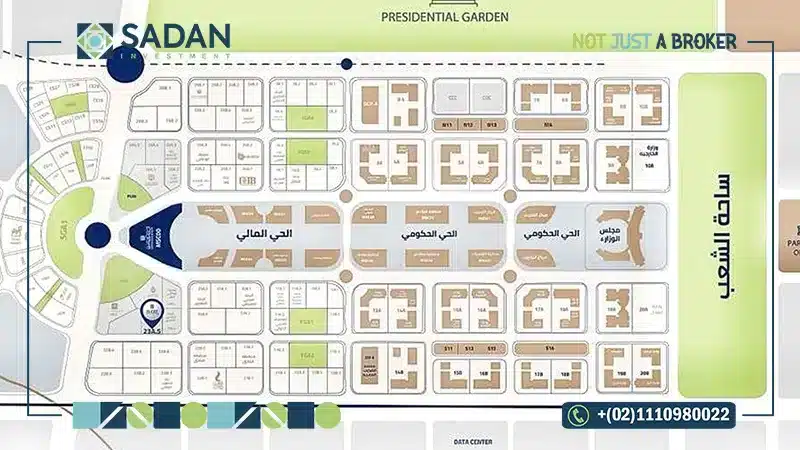 خريطة مول العز العاصمة الإدارية