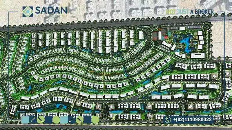 تصميم كمبوند ذا كريست القاهرة الجديدة