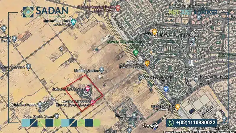 موقع كمبوند الباتيو فيرا زايد الجديدة