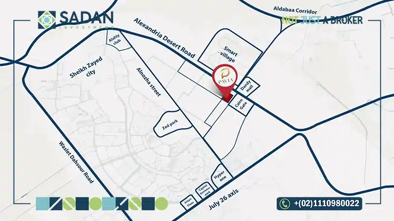 موقع كمبوند بافيا زايد الجديدة