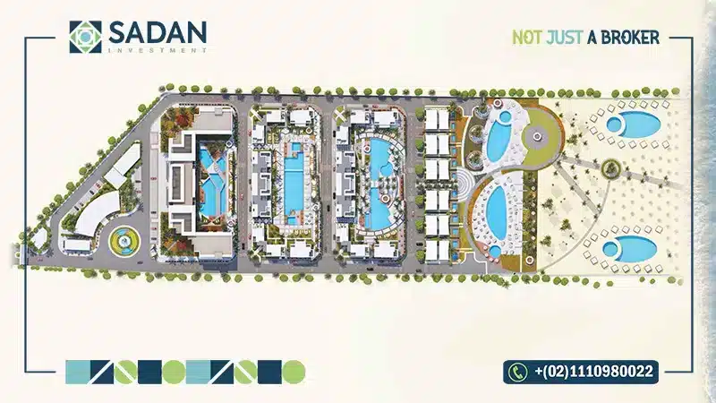 تصميم قرية رمال الساحل الشمالي