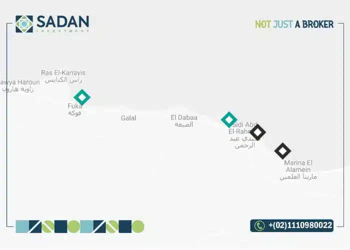 موقع هاسيندا ريد الساحل الشمالي