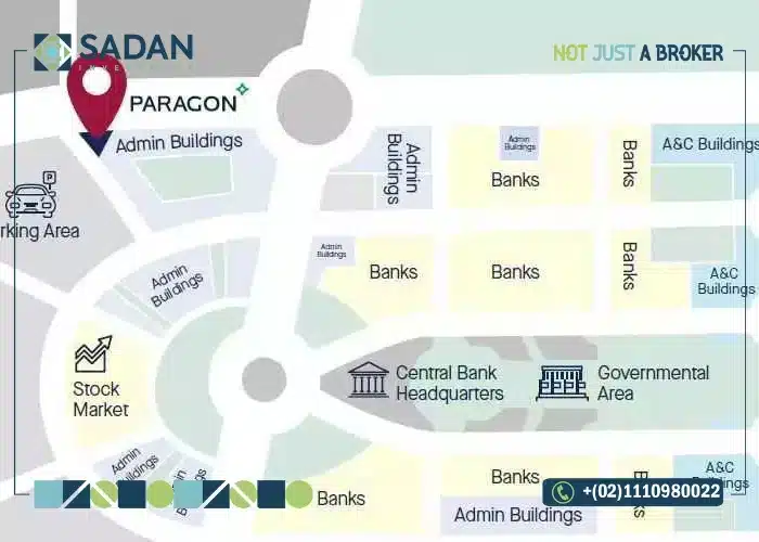 خريطة-باراجون-مول-العاصمة-الإدارية