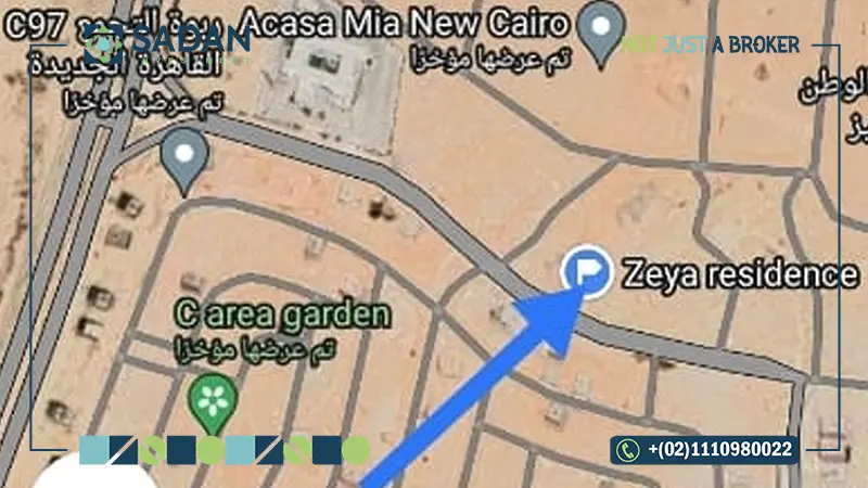 خريطة كمبوند زيا التجمع الخامس