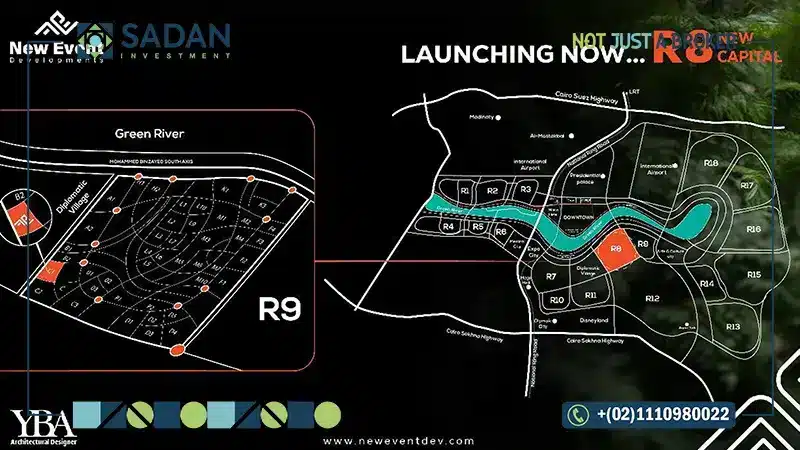 موقع كمبوند قماري العاصمة الإدارية