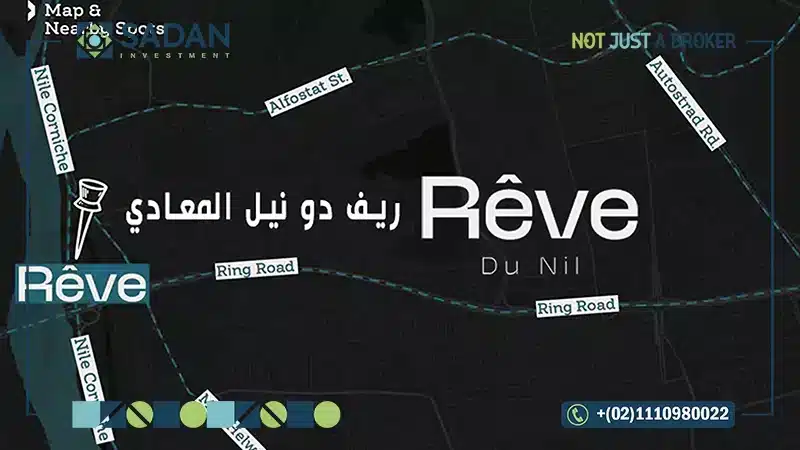 خريطة ريف دو نايل تاور المعادي