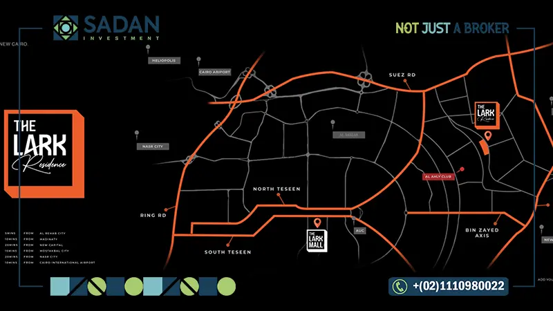 خريطة كمبوند ذا لارك ريزيدنس