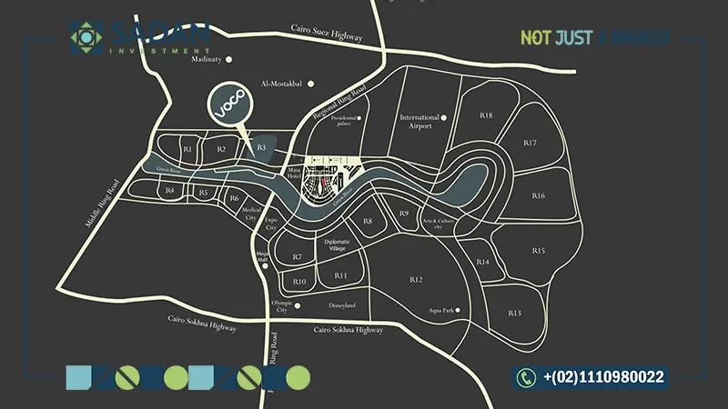 خريطة مول فوكو العاصمة الإدارية