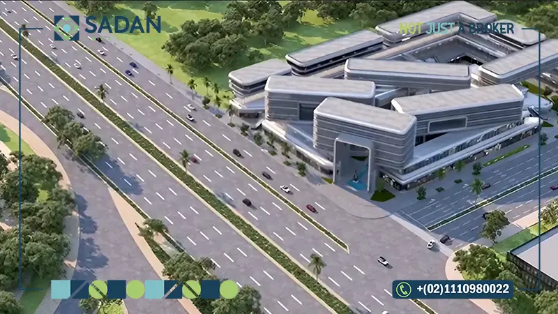 نظرة بانورامية على مول ذا كورد بيزنس كومبلكس