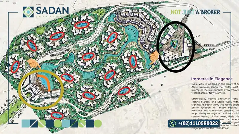 الماستر بلان في قرية برايا فيو