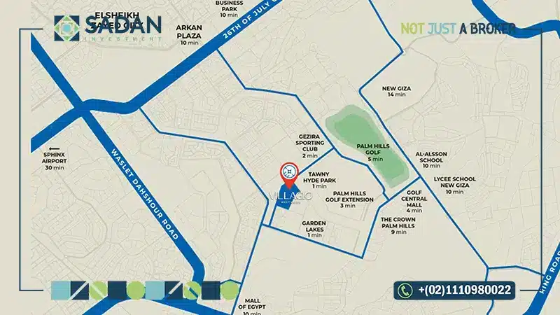 خريطة فيلاجيو 6 أكتوبر