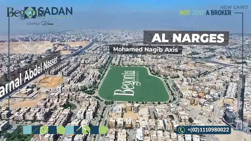 خريطة كمبوند بيجونيا ريزيدنس القاهرة الجديدة