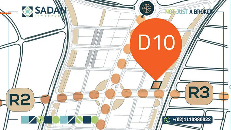 خريطة مول كور ذا بيزنس هب العاصمة الإدارية