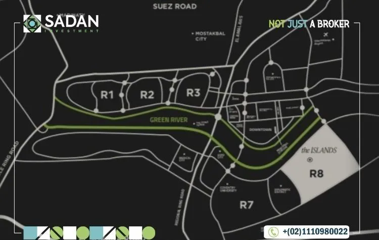 كمبوند ذا ايلاند العاصمة الإدارية Compound The Island New Capital