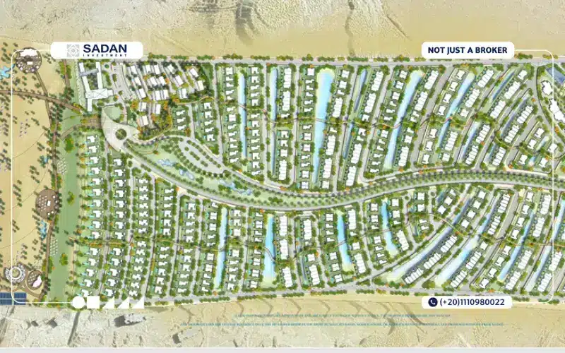 الماستر بلان في مشروع سعادة الساحل الشمالي