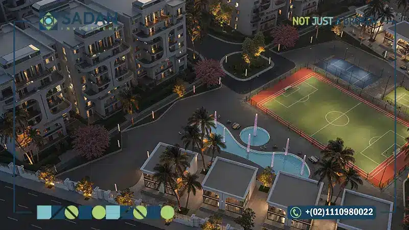 الملاعب الرياضية في مشروع لوميا لاجونز