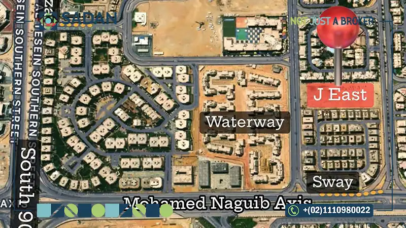 خريطة كمبوند جي ايست القاهرة الجديدة