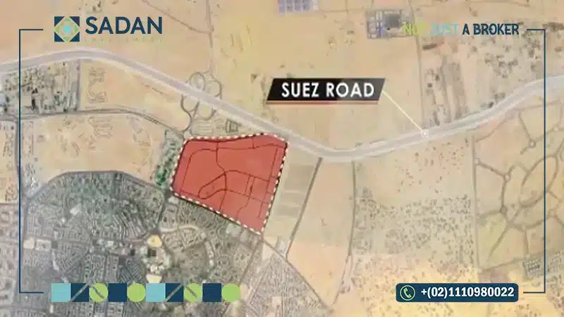 خريطة كمبوند لين وود القاهرة الجديدة