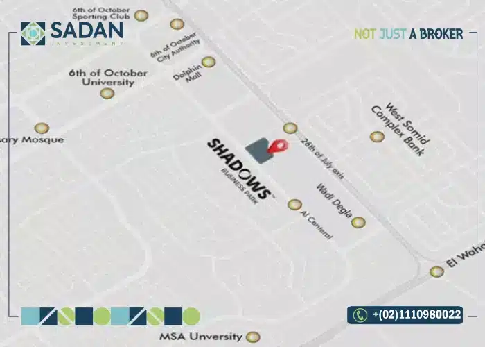 مول شادو بيزنس بارك أكتوبر Shadows Business Park October تفاصيل وأسعار