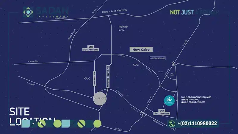 Crescent Walk New Cairo Location