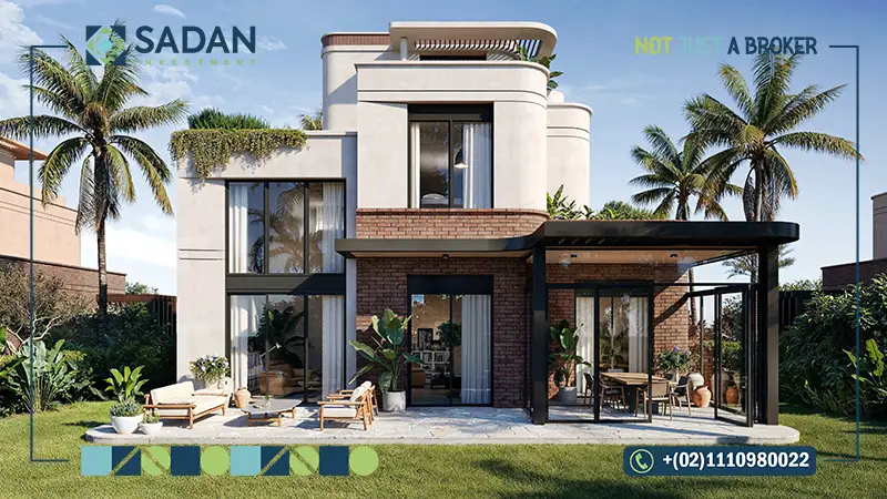 الفلل في كمبوند كريسكينت ووك القاهرة الجديدة