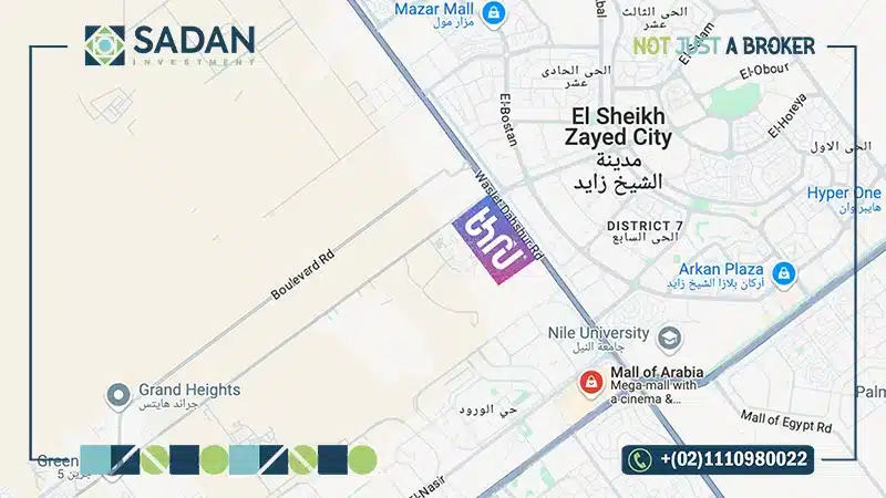 خريطة ثرو مول الشيخ زايد