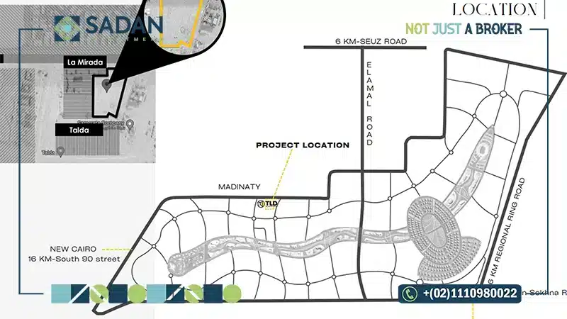 خريطة كمبوند كوكون المستقبل سيتي