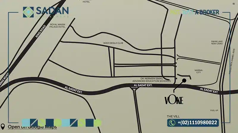 خريطة مول فوك القاهرة الجديدة