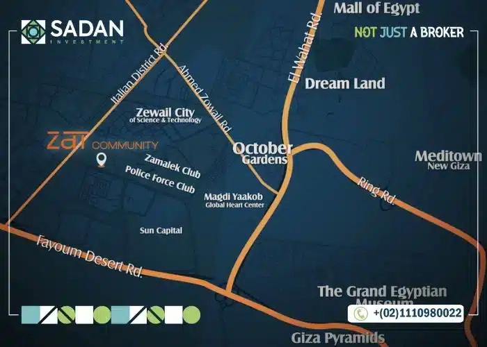 موقع كمبوند ذات كوميونيتي أكتوبر