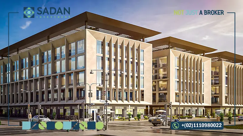 واجهة المباني في مشروع شارع كايرو أكتوبر