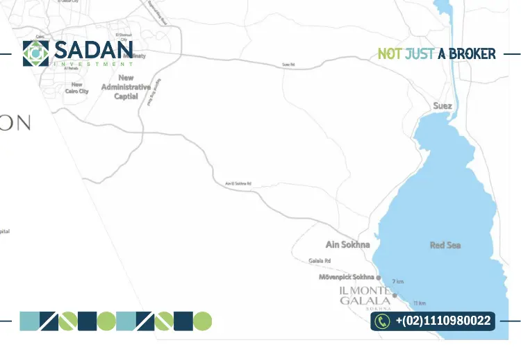 IL Monte Galala Sokhna Resort Location