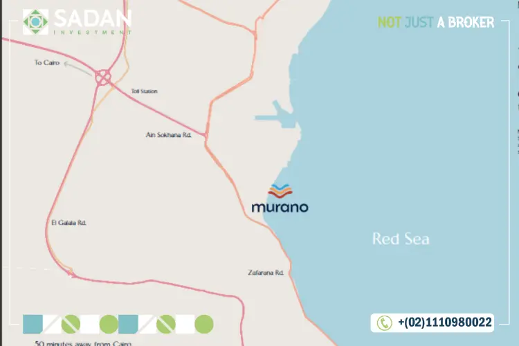 Murano El Sokhna Location