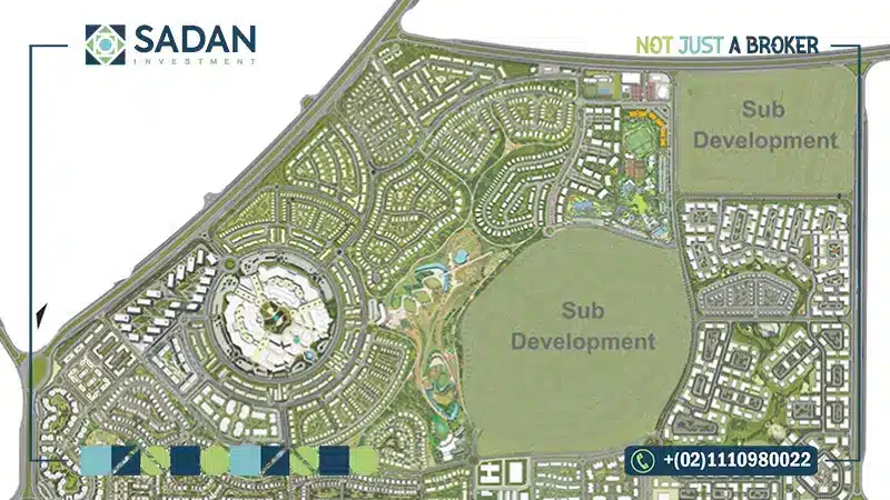 الماستر بلان في كمبوند بارك واي ريزيدنس