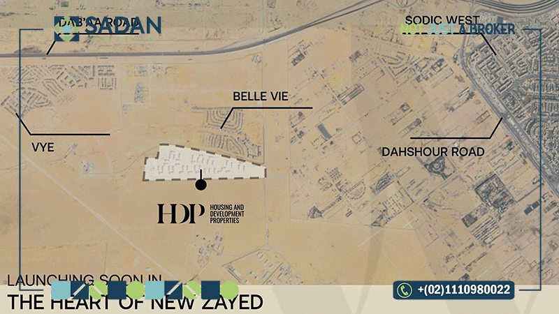 خريطة كمبوند ويست فيوز زايد الجديدة