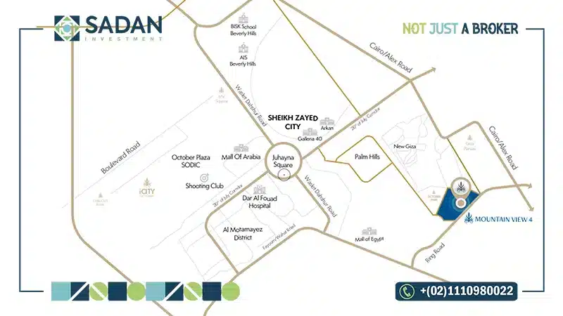 خريطة ماونتن فيو 4 أكتوبر بارك